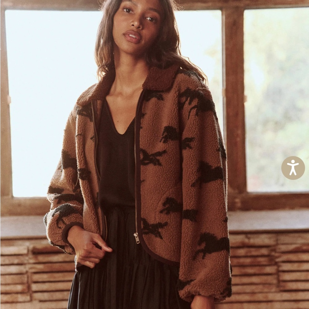 The Great. The Pasture Jacket in Light Hickory. Size 1.